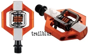Crank Brothers Candy 2 Clipless Cycling MTB Pedals eggbeater Silver Orange -RARE - Picture 1 of 4