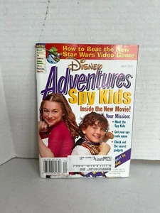 Disney Adventures Magazine April 2001 - Spy Kids, How to beat Star Wars - USED - Picture 1 of 3