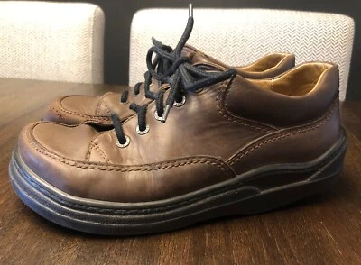 Footprints by Birkenstock Mens Lace Up Brown Leather Comfort Shoes EU 39 US 6 - Image 1 of 4