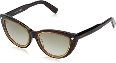 Authentic DSquared2 Sunglasses DQ0170 COL.69J Havana Frames Brown Lens 53mm ST* - Image 1 of 3