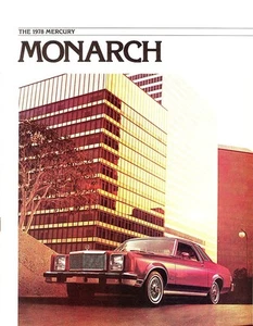 1978 Mercury Monarch and Monarch Ghia Dealer Sales Brochure - Picture 1 of 1