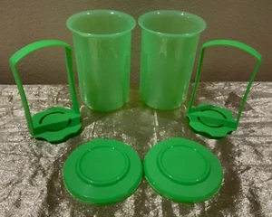 2er Set Tupperware Mini Rund Pick A Feinkost Behälter Gurken Oliven Orange Neu - Bild 1 von 3