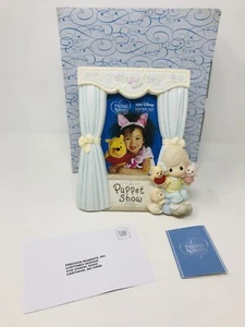 Precious Moments Disney Pooh's Puppet Show Picture Frame NEW IN BOX - Picture 1 of 14