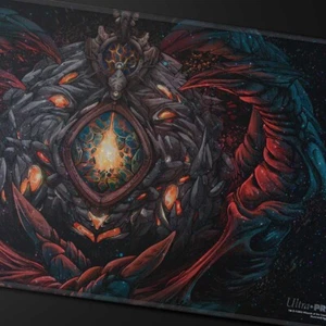 Tarkir Dragonstorm Mox Jasper Holofoil Playmat for Magic: The Gathering - Picture 1 of 3