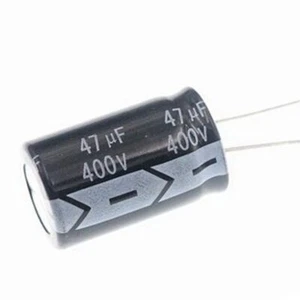 2pcs 47uF 400V 47MFD 400Volts 16*20mm Aluminum Electrolytic Capacitor - Foto 1 di 3