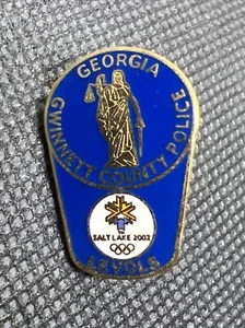 SLC Olympic Georgia Gwinnett County Police Pin 2002 - Picture 1 of 4