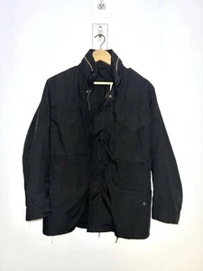 Vtg Vintage Military Surplus Black Cargo Field Jacket XS - Picture 1 of 3