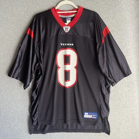 NFL Reebok On Field Houston Texans Jersey David Carr Men’s Size L Cover