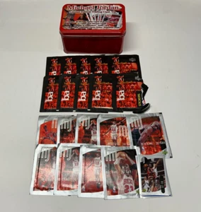 1997-98 Michael Jordan Trading Card Tin with Sticker Packs - Picture 1 of 6