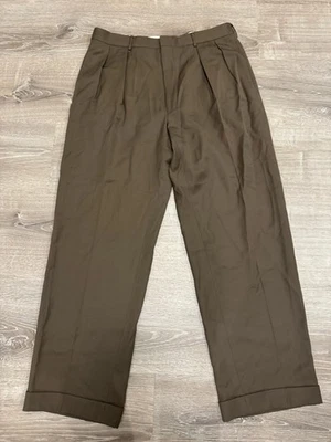 Pantalones de vestir Polo Ralph Lauren Dalton extrafinos de lana virgen talla 36 hechos en Italia Foto 1 de 4