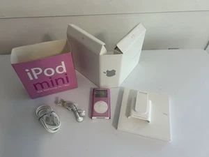 Pink iPod Mini 2nd Generation CIB Immaculately Clean OEM Accessories - Picture 1 of 23