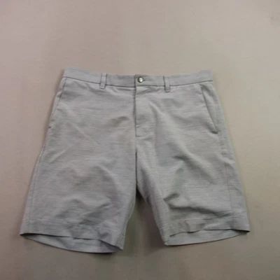 Pantalones Cortos Para Hombre 34 Bolsillos Botón Ligero Chino Exterior Gris Informal Foto 1 de 4