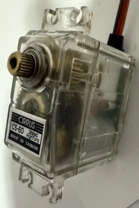 Cirrus CS-60 2BB HI Torque JR-Hitec Vintage Team Rc10 Servo Clear Case Servo - Picture 1 of 9