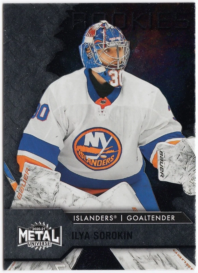 2020-21 Upper Deck Skybox Metal Universe Rookies ILYA SOROKIN #141 Islanders RC - Image 1 of 1