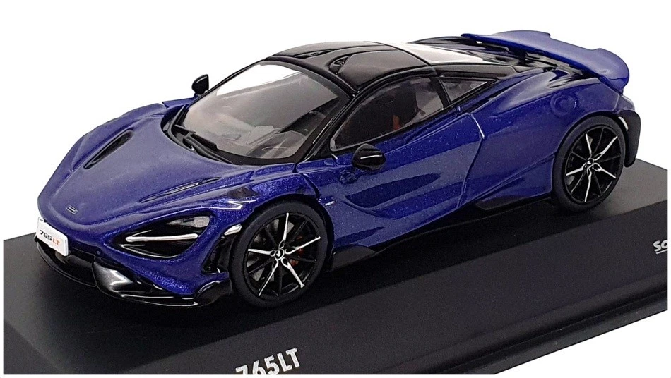 Solido 1/43 Scale Diecast S4311906 - McLaren 765LT - Met Blue - Image 1 of 4