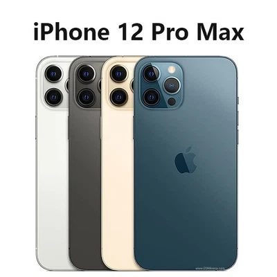 Nuovo Apple iPhone 12 Pro Max 128GB/256GB IOS Sbloccato Dual SIM Smartphone 6.7" - Immagine 1 di 4