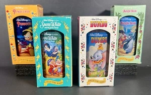 Vintage Disney Collector's Series Burger King Glasses In Box Dumbo Snow White - Picture 1 of 5