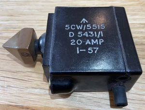 VINTAGE RAF RNAS AIRCRAFT 3 POSITION SWITCH - 5CW/5515 - Picture 1 of 6