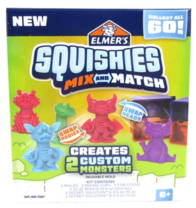 Elmer's Squishies Mix n' Match 2 count Custom Monsters - Picture 1 of 4