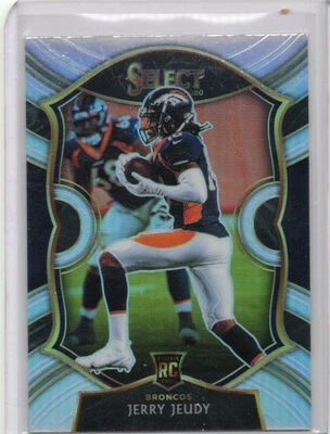 2020 Panini Select Jerry Jeudy #56 Silver Prizm Rookie RC Denver Broncos - Image 1 of 2