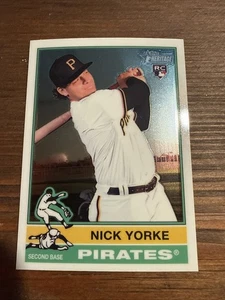 2025 Topps Heritage- Chrome Nick Yorke #80 (RC) Pittsburgh Pirates - Picture 1 of 2