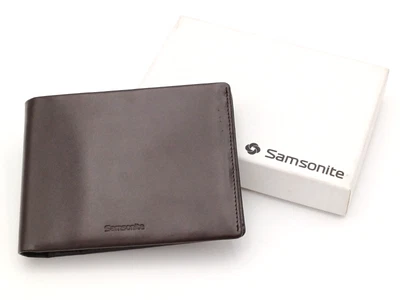 SAMSONITE PORTAFOGLIO DA UOMO VERA PELLE - MARRONE - Imagen 1 de 4