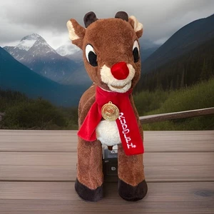 Rudolph das Rentier mit der roten Nase 20 Zoll 50. Jahrestag Plüsch Türgruß 2014🔥 - Bild 1 von 21