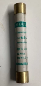 Pack de 1 fusible GOULD RFS-30 RFS30 - Imagen 1 de 1