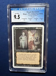 MTG Revised Royal Assassin CGC 9.5 Quad+ GEM MINT (Blue Label 10) (10 sub) 1994 - Picture 1 of 2