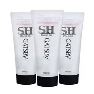 Gatsby Mens Hair Styling Gel Super Hard / 200g x 3ea - Picture 1 of 4