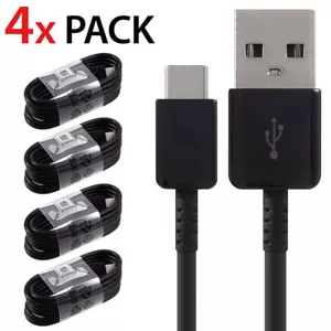 4 Pack For Samsung USB Type C Cable Fast Charge Cord for Galaxy S8 Plus LG G5 G6 - Picture 1 of 11