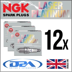 12x NGK PZFR6Q-11 Laser Platinum Spark Plugs For BENTLEY CONT. GT 6.0 03>12 - Picture 1 of 6