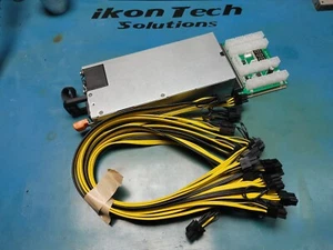 Placa de ruptura PSU de 1100 W 16AWG PCIe cables PCI-e GPU cripto minería potencia - Imagen 1 de 6