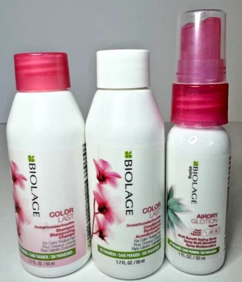 BIOLAGE COLOR LAST Shampoo, Conditioner & All-in-One Spray, Travel Size Set - Image 1 of 4