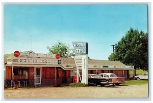 c1950er Jahre Verona Motel & Café Restaurant Zimmer Autos Tupelo Mississippi MS Postkarte - Bild 1 von 2