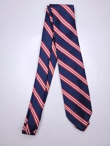 John Weitz Mens Formal Necktie 56"Lx3"W Navy/Red Neck Tie - Picture 1 of 4