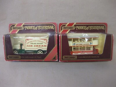 2 Matchbox Models Of Yesteryear Y-15 Preston Tramcar & Y30 1920 Model AC Mack - Image 1 of 4