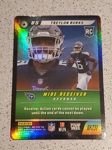 2022 Panini NFL Five TCG Treylon Burks RC RK231 Holo Foil Tennessee Titans