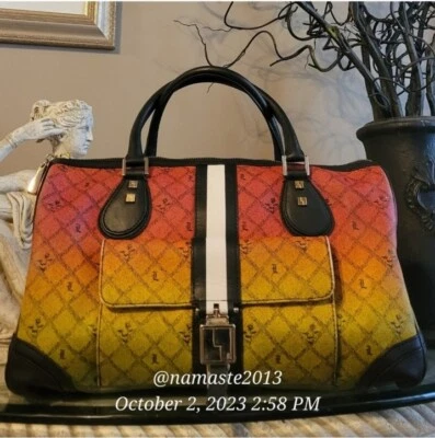 L.A.M.B. Bolso de mano de diseñador de lujo ombre de Gwen Stefani Rasta Alston #549 Foto 1 de 4