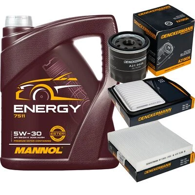 MANNOL, DENCKERMANN DENCKERMANN Inspektionspaket MANNOL Energy 5W-30 5L für Daihatsu Terios 1.5 4x4