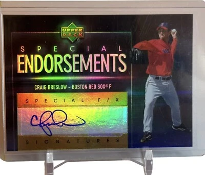2006 Upper Deck Special F/X Special Endorsements Baseball Card #BW Craig Breslow - Image 1 of 2