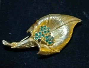 Precioso broche dorado y brillantes (broche).             J58phod* - Imagen 1 de 7