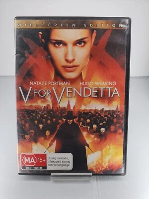 V For Vendetta DVD, 2005 Hugo Weaving John Hurt Natalie Portman Stephen Fry - Image 1 of 2