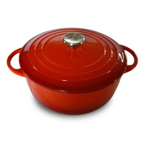 Cocotte rouge ronde tradition 24 cm fonte - Imagen 1 de 1