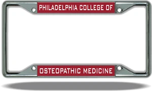 Philadelphia College of Osteopathic Medicine Nummernschildrahmen - Bild 1 von 1
