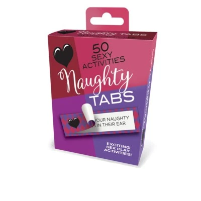 Naughty Tabs 50 Sexy Pull Tabs Couples Foreplay Activities Game - Image 1 of 2
