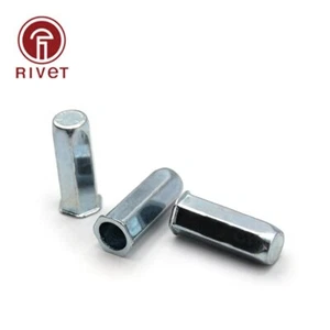 Cabeza avellanada hexagonal completa sellada remache extremo cerrado ciego acero insertar tuerca sujetador - Imagen 1 de 6