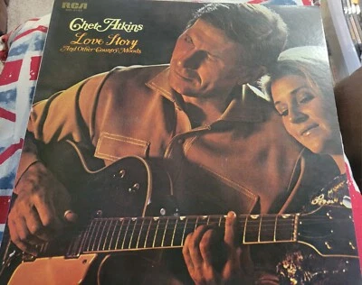 CHET ATKINS LOVE STORY JAPANESE JAPAN IMPORT VINYL LP SHP-6199 RARE PRESS ALBUM - Image 1 of 4