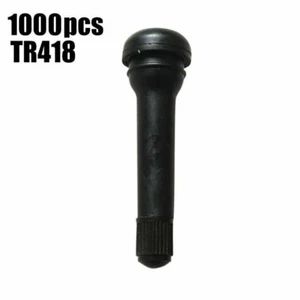 1000pcs TR418 Snap-In Tubeless Tire Valve Stems 1-1/4 / 32 Standard 2" Rubber - Picture 1 of 4