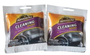 Armor All Original Protectant Sponge Cleans & Protects Car Interior-Fast 2 Pack